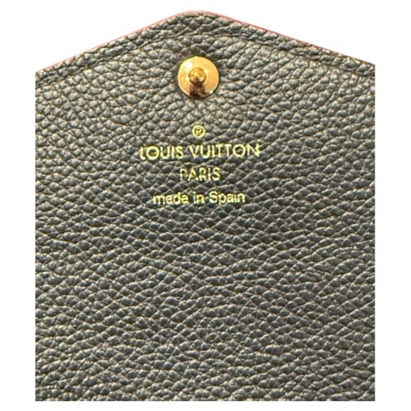 Louis Vuitton Navy Monogram Empreinte Long Wallet | Box + Chain - Picture 6 of 6